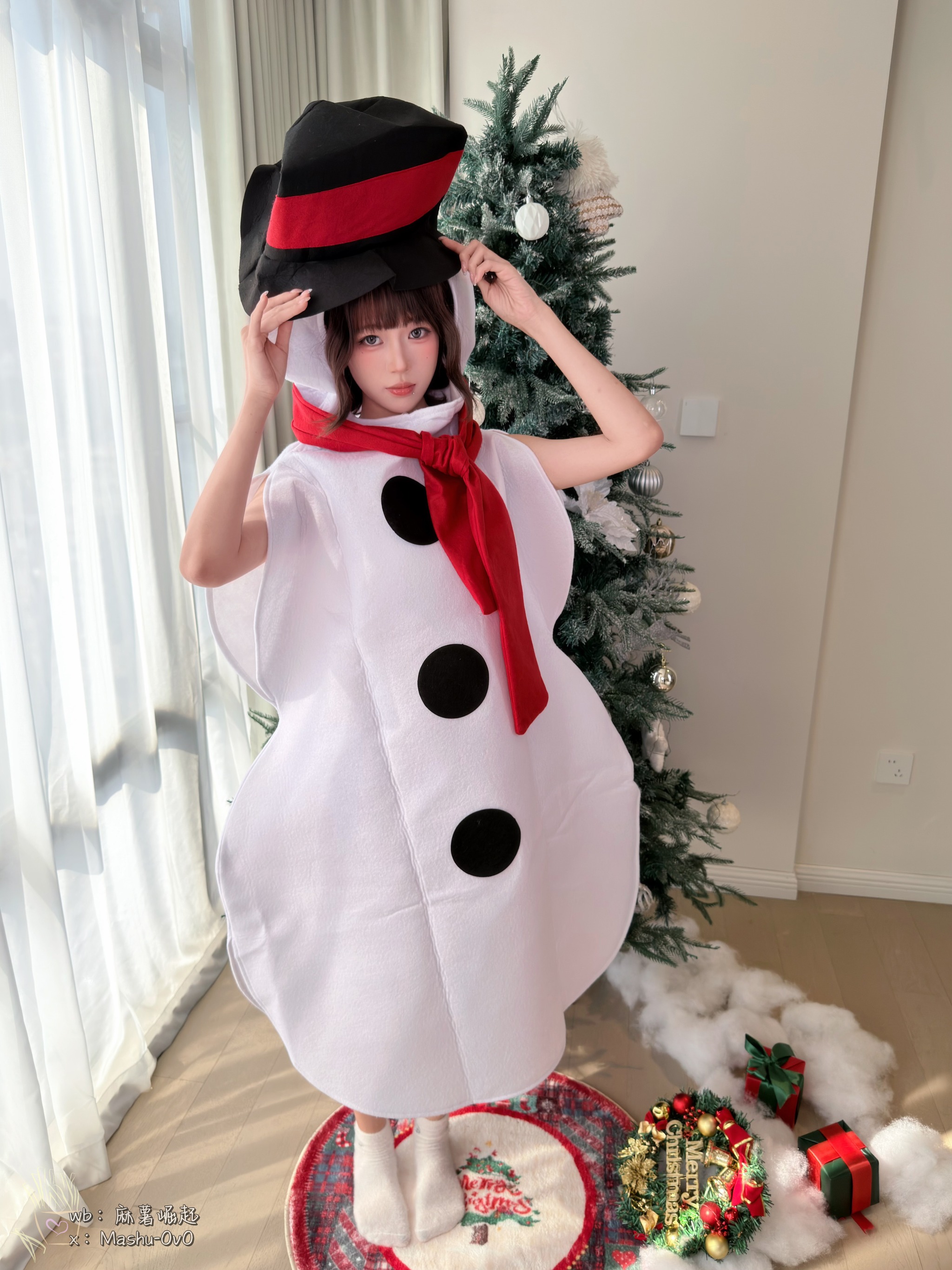图片[1]-麻薯好吃 – NO.026 雪人小姐的惊喜指令[73P]-XikXak